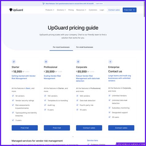 upguard pricing|UpGuard Pricing 